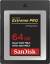 SanDisk 64GB Extreme PRO CFexpress Card Type B color image