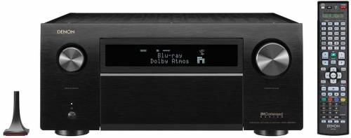Denon AVR-X8500H 13.2 Channel Home Theater Receiver Factory Renewed, Black 