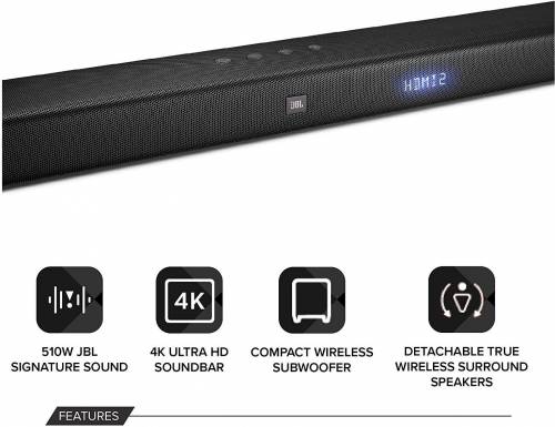 Buy Jbl 5.1 Soundbar Channel 4k Ultra Hd Soundbar With 8 Powerful Online In India At Lowest Price | Vplak