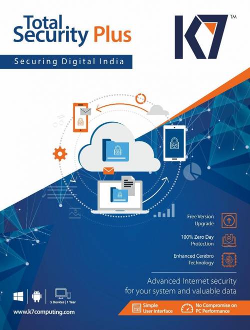 Buy K7 Total Security Plus 5 Users 1 Year Antivirus Software ...