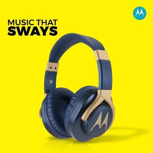 motorola pulse 3 max over ear wired headphones with alexa