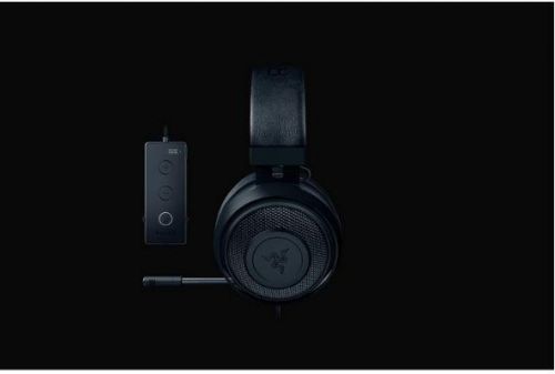 PS4 Switch Cooling Gel-Infused Ear Cushions Mobile Devices Razer Kraken Tournament Edition: THX Spatial Audio Xbox One Renewed Green Gaming Headset Works with PC Full Audio Control 