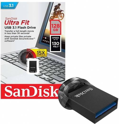 pendrive sandisk ultra fit 128gb