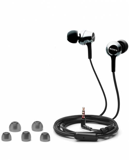 sony earphones with mic under 500
