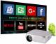 Egate P531 Android Full HD LED Projector (1280 x 1080) 4500 Lumens with 240 Inch Large Display image 