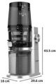 Hurom H-AI 200 Watt Slow Juicer image 