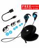 Leaf Ear Bluetooth Earphones with Mic and Deep Bass image 