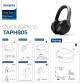 Philips Performance TAPH805BK Active Noise Cancelling Headphones (with mic) image 