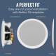 Polk Audio RC6S Ceiling Stereo Speaker Perfect Match For Indoor/Outdoor Placement Bath, Kitchen,Covered Porches(Each) image 