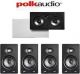 Polk Audio V65 High Performance Lightweight In-Wall Rectangular Speaker image 
