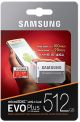 Samsung 512 GB EVO Plus Class 10  Micro SDXC Memory Card with Adapter image 