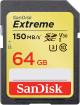 SanDisk 64GB Extreme SDXC UHS-I CardC10, U3, V30, 4K UHD, SD Card  image 