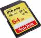 SanDisk 64GB Extreme SDXC UHS-I CardC10, U3, V30, 4K UHD, SD Card  image 