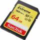 SanDisk 64GB Extreme SDXC UHS-I CardC10, U3, V30, 4K UHD, SD Card  image 