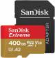 SanDisk Extreme micro SDXC UHS-I 400 GB Memory Card with Adapter (SDSQXA1-400G-GN6MA) image 