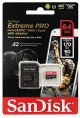 SanDisk 64GB Extreme Pro microSDXC Card with SD Adapter U3  image 