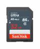 SanDisk Ultra 32GB Class 10 SDHC UHS-I 48MB/s Memory Card image 