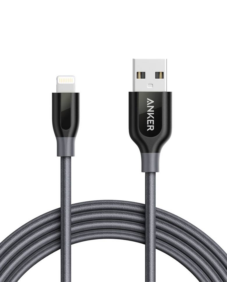 Anker PowerLine Plus 6ft Lightning cable With Pouch for iphone, ipad and More zoom image