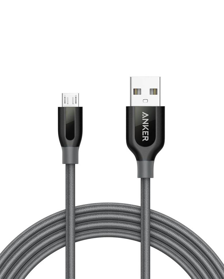 Anker PowerLine Plus Micro USB Cable (6 ft) With Pouch zoom image