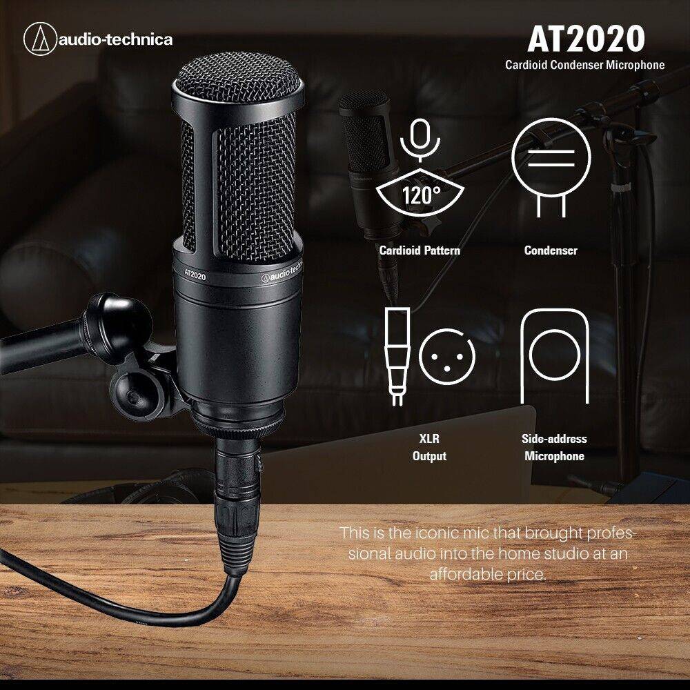 AT2020 microphone is Versatile