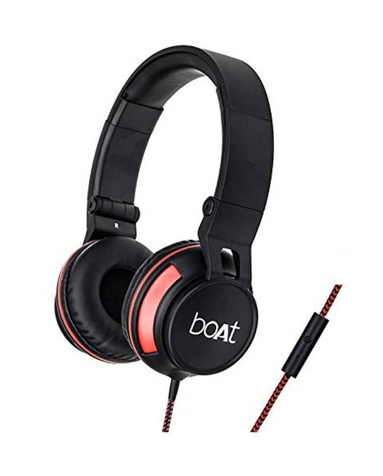 Buy Boat Bassheads 600 On Ear Headphones With Mic At Best Price Online