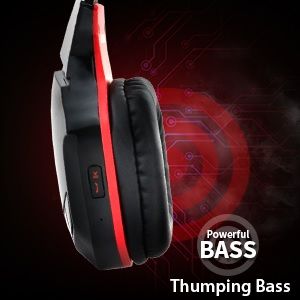 50mm dynamic drivers delives thumping bass