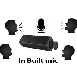 In built mic for handsfree calls