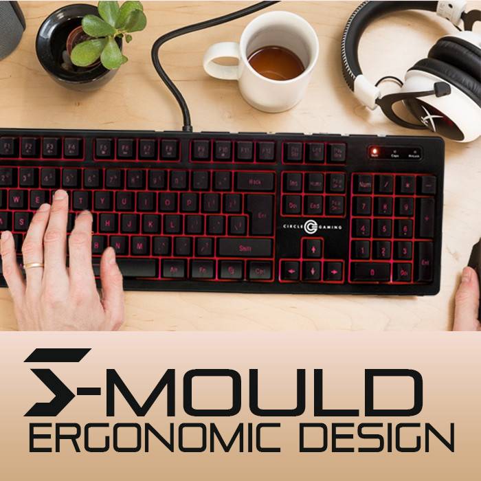 S-mould ergonomic design comfortable to use it for long hours