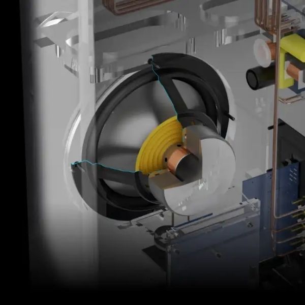 Built-in 10â€ Powered Subwoofer