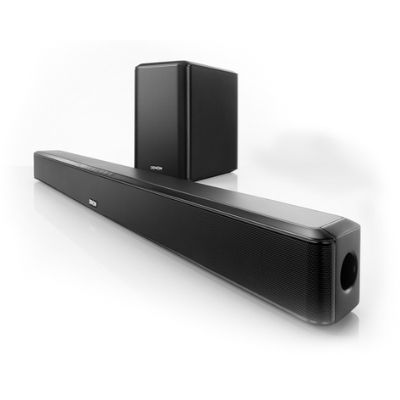 Powerful Soundbar and wireless subwoofer