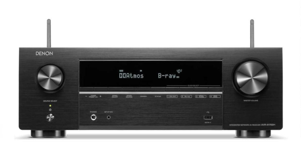 Denon AVR-X1700H 7.2-Channel 8K AV Receiver with Built-in 3D Audio, Voice Control and HEOS®  zoom image