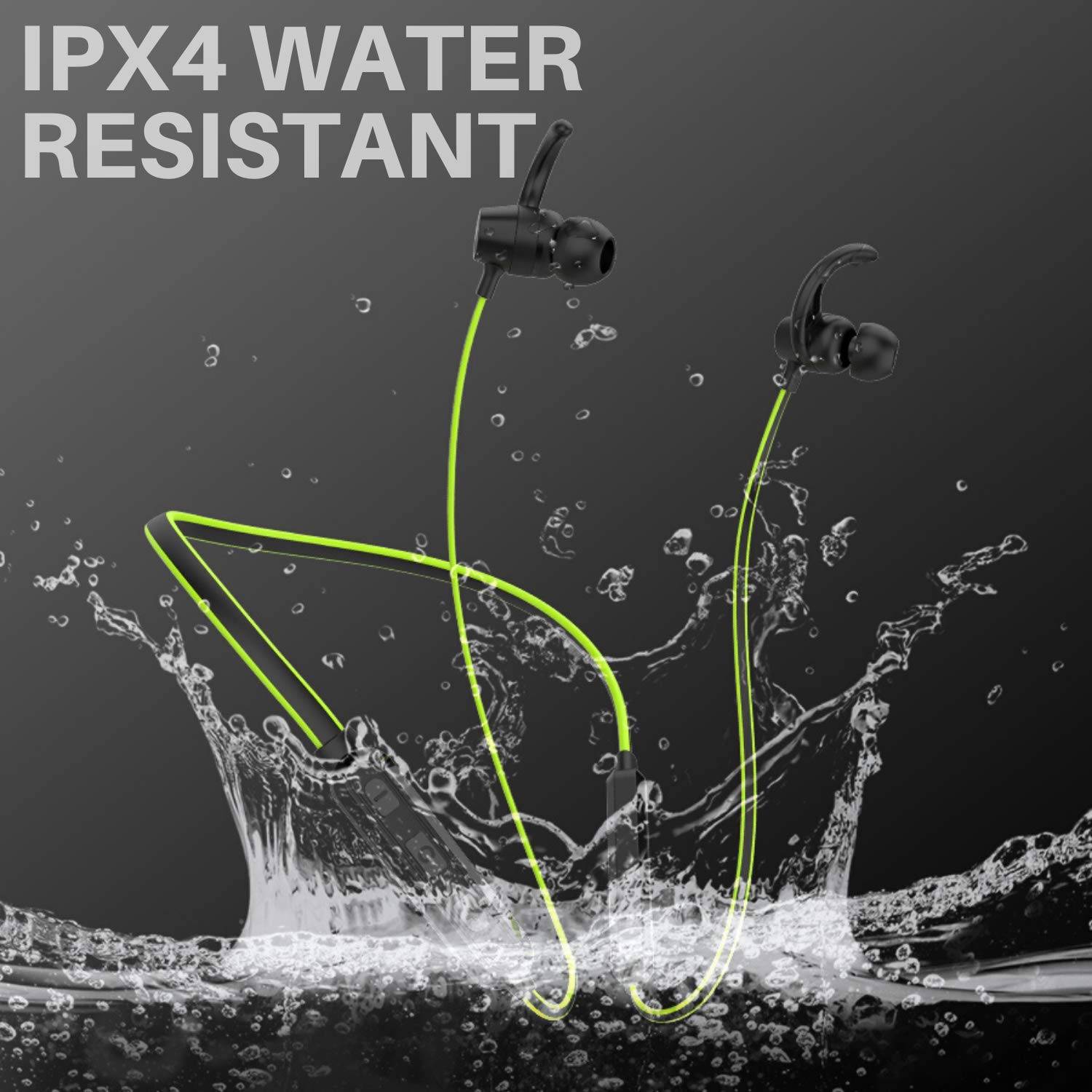 IPX4 Water Resistant