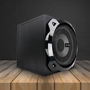 Wooden cabinet subwoofer