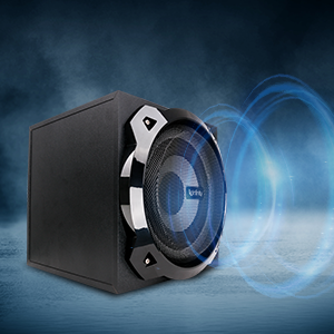 Wooden cabinet subwoofer