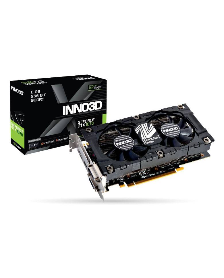 INNO3D GeForce GTX 1070 X2 V4 8GB Graphic Card zoom image