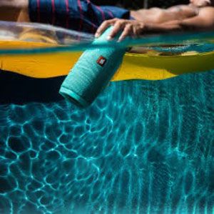 JBL charge 3 immersed in water