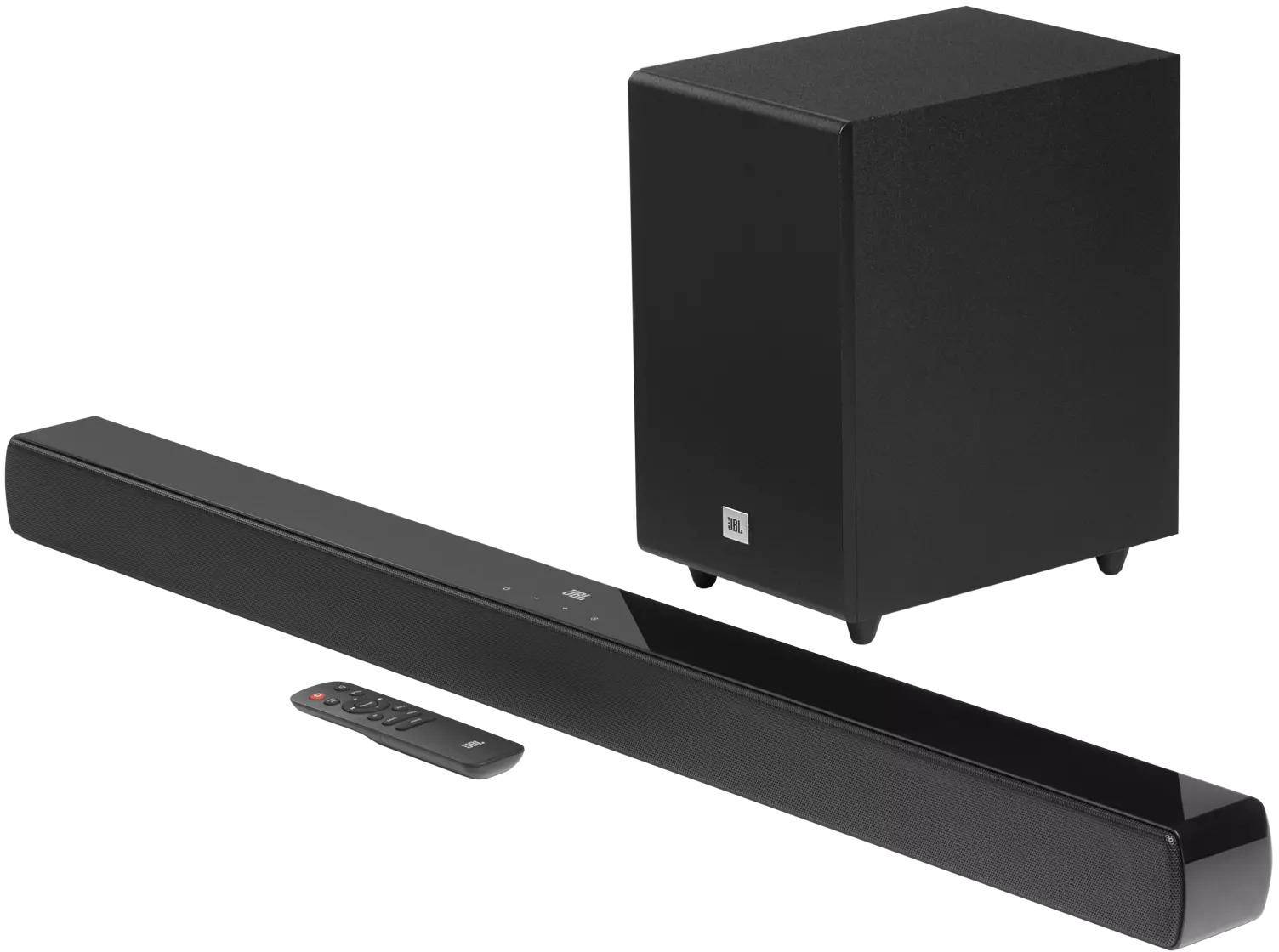 JBL Cinema SB140 2.1 Channel Dolby Digital Soundbar Compact Subwoofer speaker zoom image