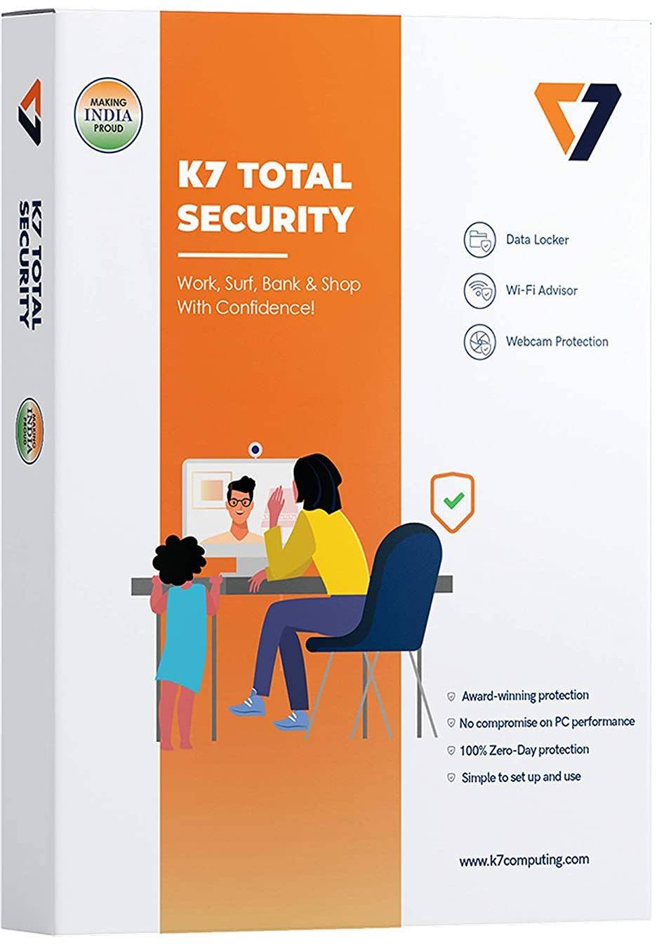 K7 Total Security 3 Users 1 Year zoom image