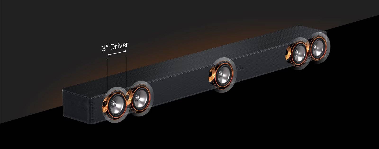 Sleek Design of LG SH7Q Sound Bar