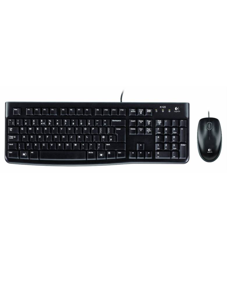 Logitech MK120 Keyboard & Mouse Combo (Black) zoom image