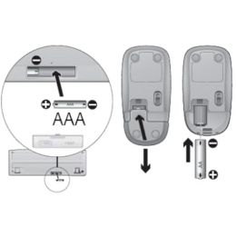 The wireless combo has a long battery life