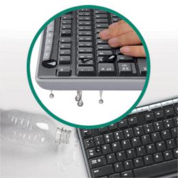 Spill resistant design keeps the keyboard safe from any accidental spills