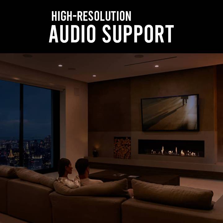 High-Resolution Audio Support