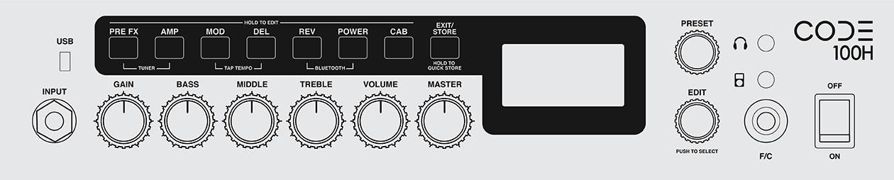 marshall code 100 head features