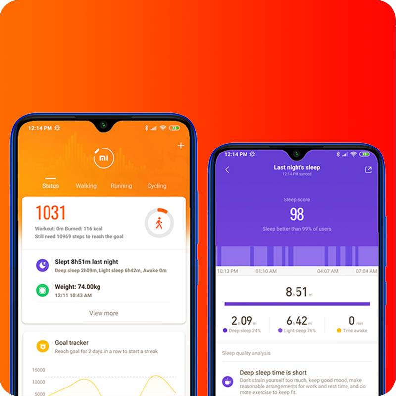 Tailor Your Goals with Mi Fit