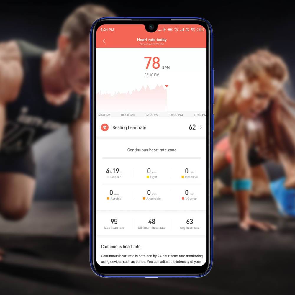 Mi Fit app for your smartphone