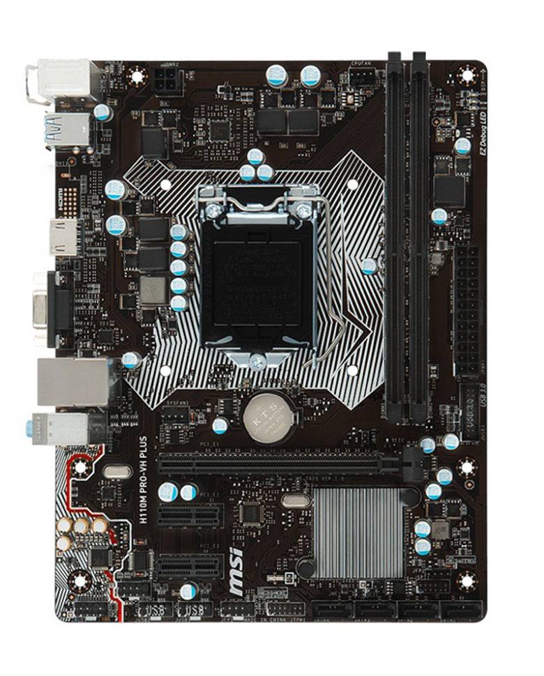 Buy Msi H110m Pro-vh Plus Motherboards Online In India At Lowest Price ...
