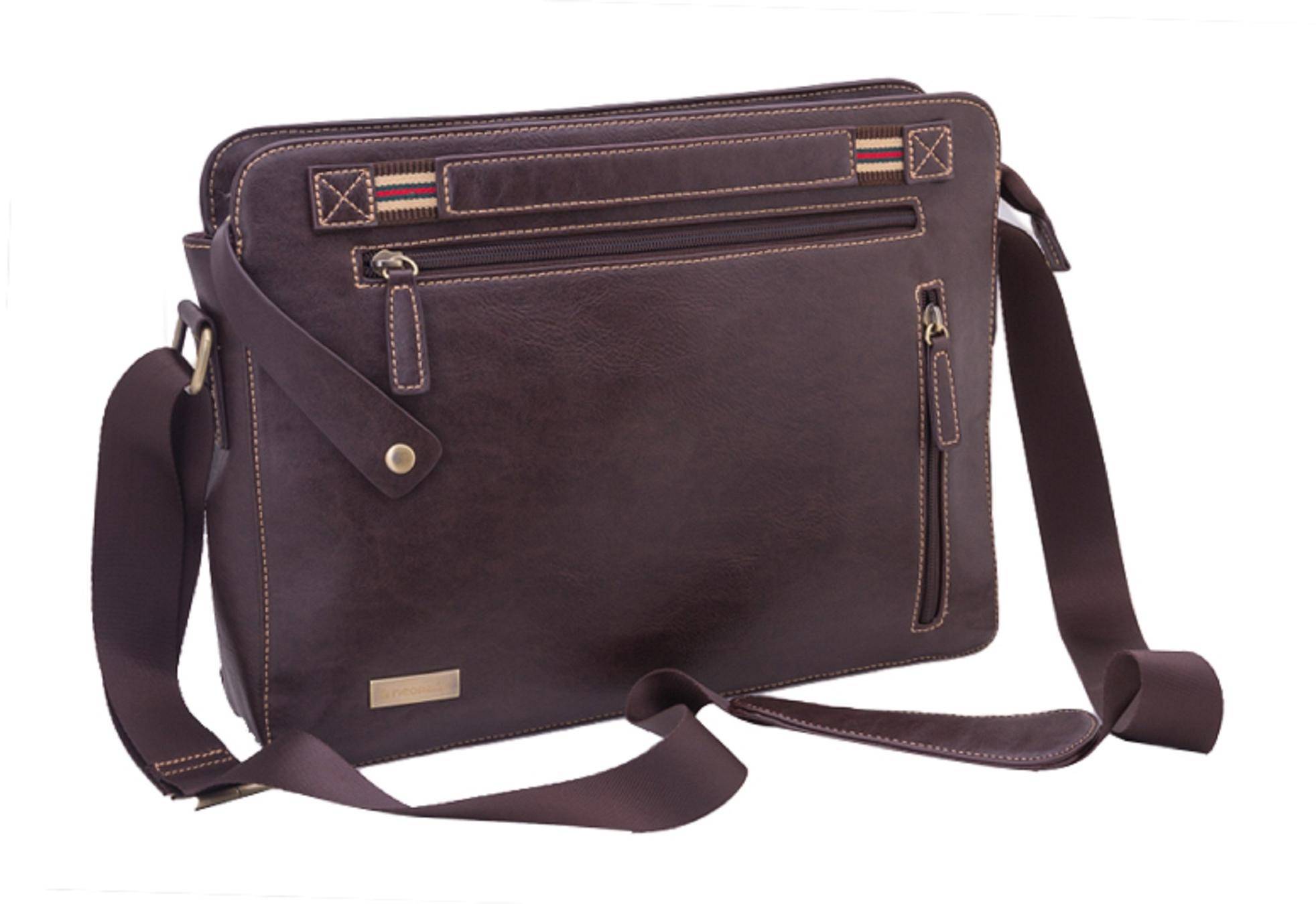 Buy Neopack Urban Messenger Slim Leather Bag 46bk13 Laptop Accessories