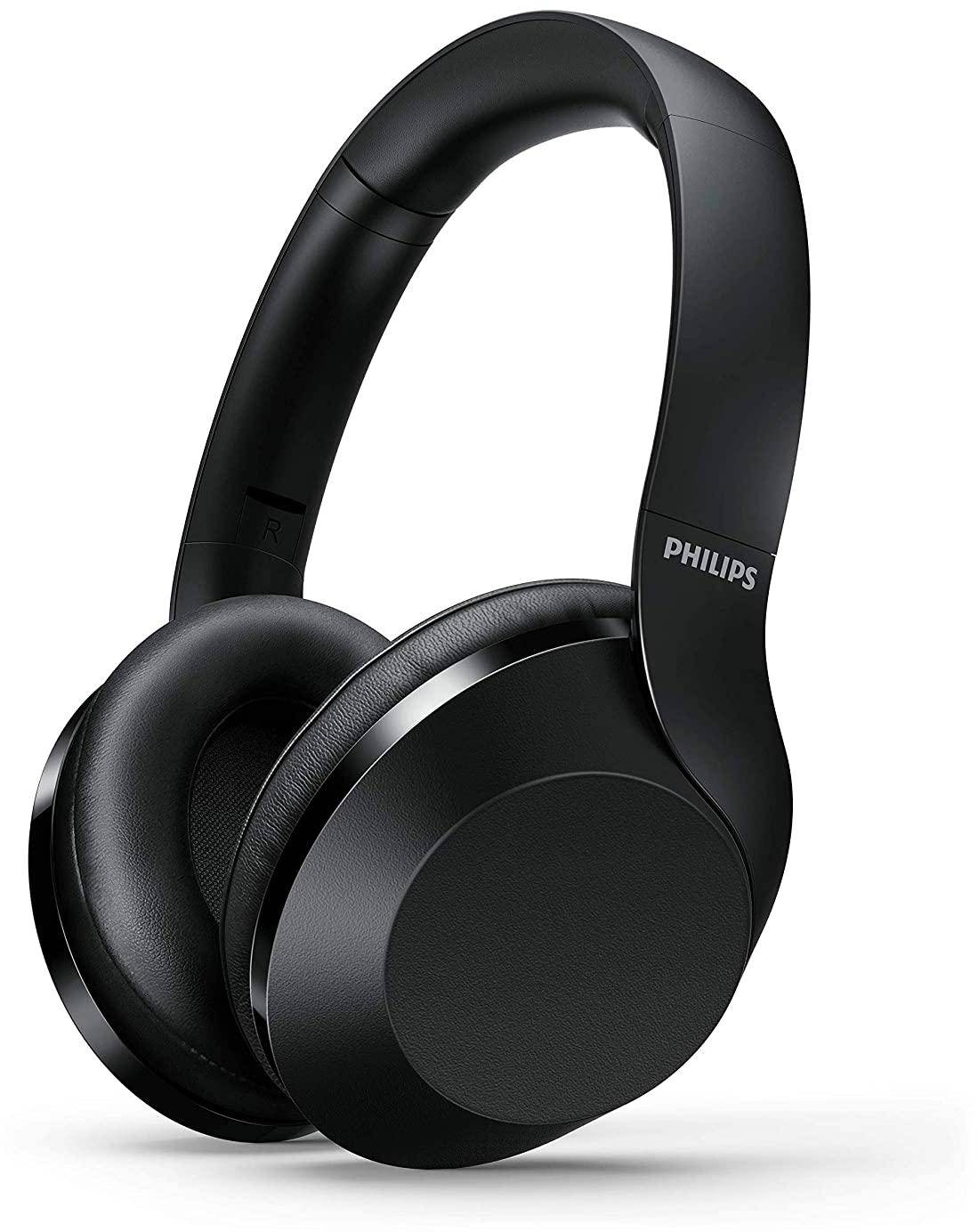 Philips Performance TAPH802BK Hi-Res Audio Wireless Headphones Built-in Mic with Echo Cancellation zoom image