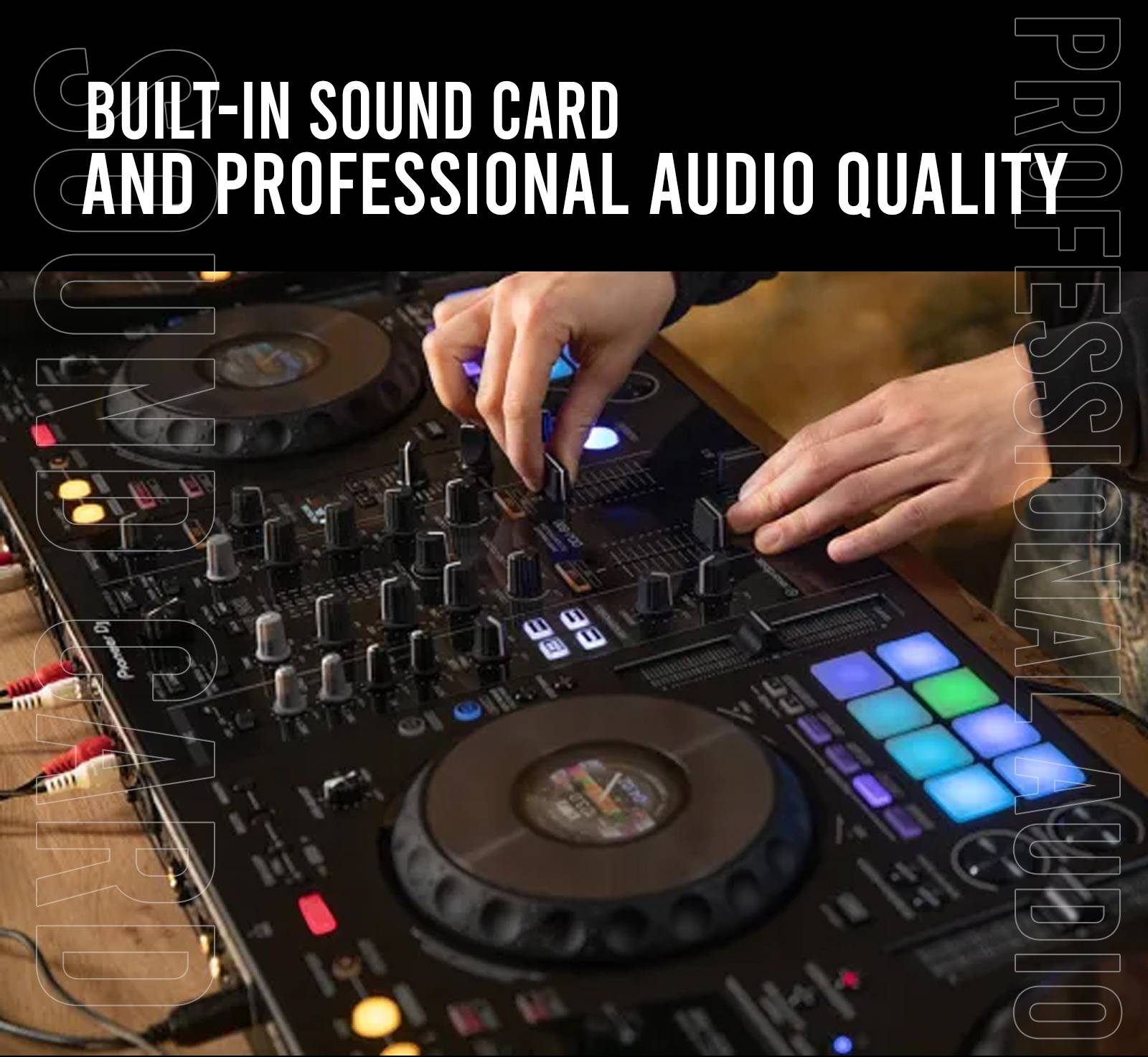 Built-In Sound Card and Professional Audio Quality